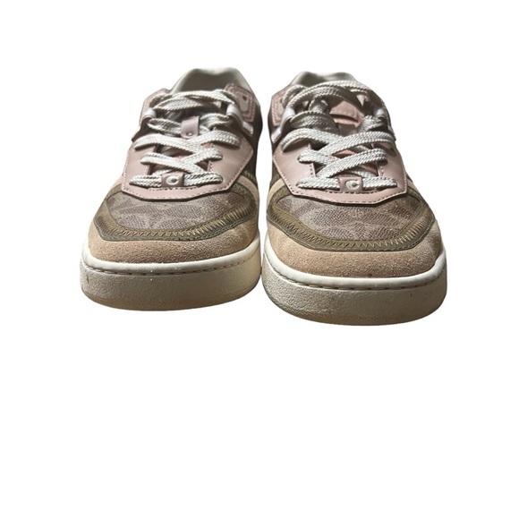 COACH CitySole Signature Print Court Trainers in Tan and Blush Size 9.5 - Picture 5 of 10